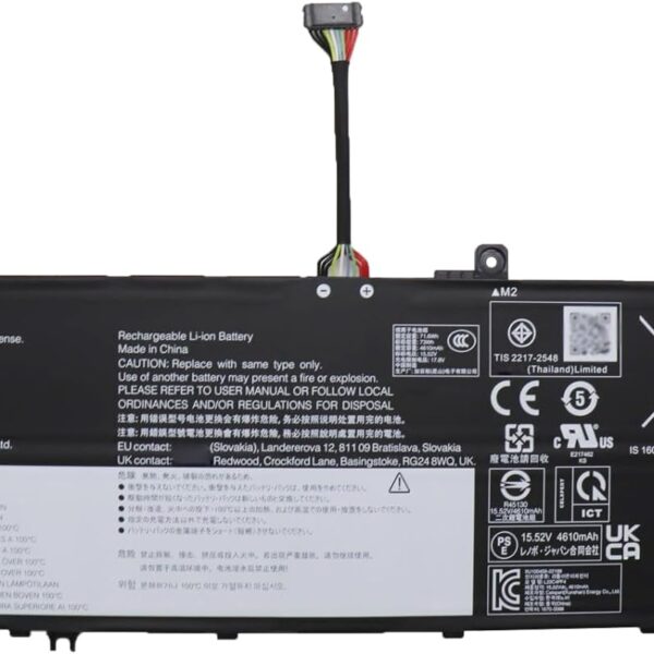 Lenovo Yoga Pro 7 14IRH8 14APH8 14ARP8 14IMH9 / Slim Pro 7 14APH8 14ARP8 Series SB11N45331 5B11 N45333 7 RJ40G L22C4PF4 - Cable largo para portátil de 73 Wh 4705 mAh 15.52 V, compatible con