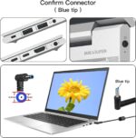 HP 65W Blue Pin Laptop Charger - 19.5V 3.33A Smart AC Adapter (4.5mm x 3.0mm) - Image 2