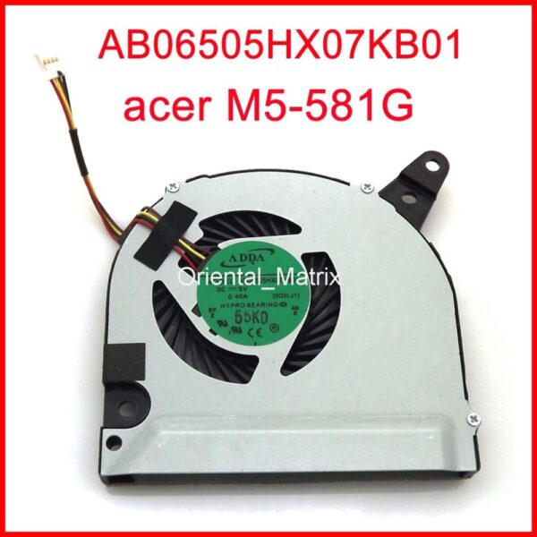 Acer Aspire M5 581T M5 581TGT Laptop CPU Cooling Fan