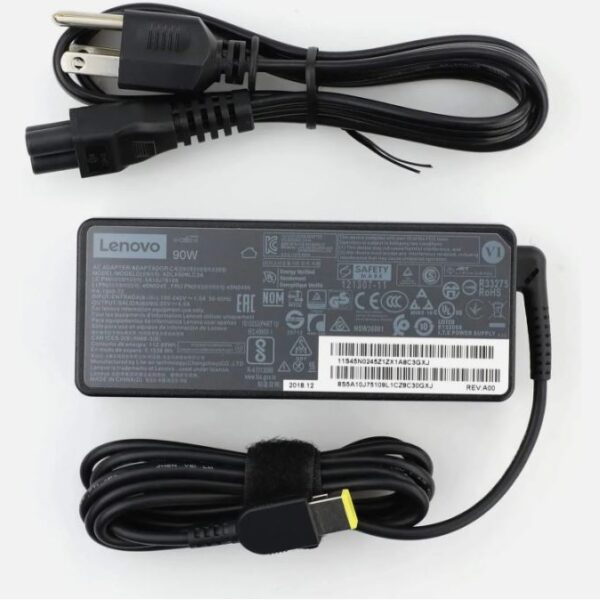 Laptop 90W Charger For USB Square Slim Pin Lenovo Thinkpad X240 X240S X300S X301S S230U Series