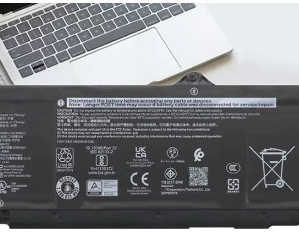 JTG7N Laptop Battery Dell Latitude 5340 5350 5440 5540 3340 3440 3540 Series P/N : R73TC DR02P GTG7N
