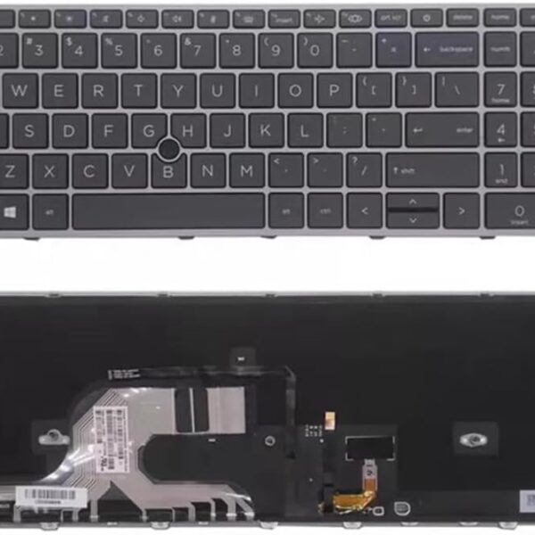HP ZBook Fury 15 G7 replacement keyboard, M17094-001, L97967-001, Backlit laptop keyboard with pointer