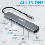 Speed-x (sp-tc1001) 10 In 1 Multi Port Type C Hdmi 4k Converter Good Ic Big Packing - Image 2