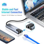 Speedx (sp-tc501) 5 In 1 Multi-port Type C 4k Hdmi Usb 3.0 Converter Good Ic Big Packing - Image 3