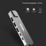 Speed-x (sp-tc601) 6 In 1 Multi-port Type C 4k Hdmi Usb 3.0 Converter Good Ic Big Packing - Image 3