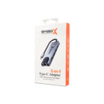 Speedx (sp-tc501) 5 In 1 Multi-port Type C 4k Hdmi Usb 3.0 Converter Good Ic Big Packing - Image 4