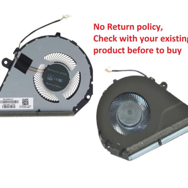 HP 14-BF Laptop Cooling Fan Replacement CPU Cooler Fan